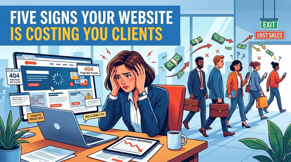 Five Signs Your Website Is Costing You Clients
